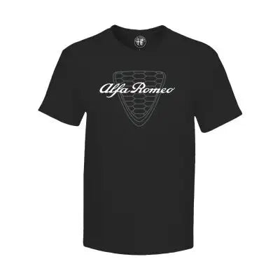 Alfa Romeo Men's Black Grille T-Shirt