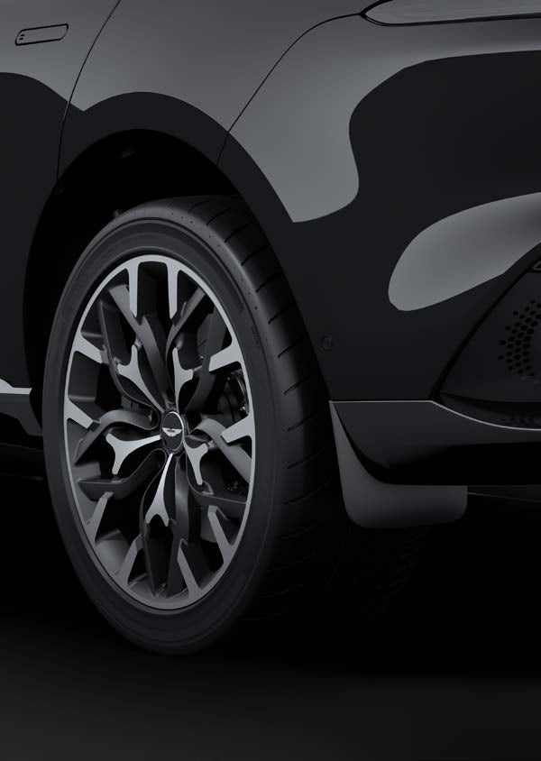 Aston Martin DBX MUD FLAPS (W/ DOOR APPLIQUES)
