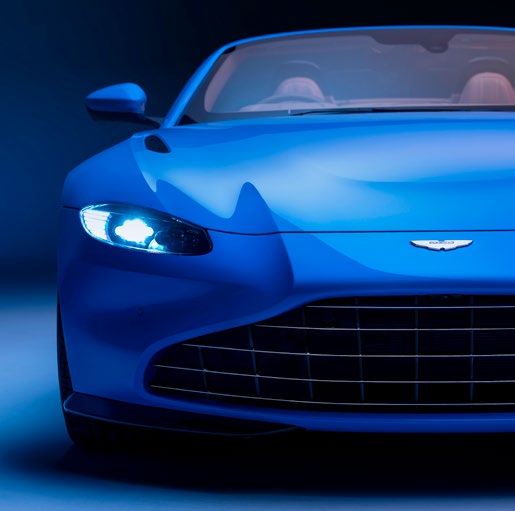 Aston Martin VANTAGE VANED FRONT END KIT (2019+) | (BRIGHT GRILLE W/ GRAPHITE SPLITTER) CALL BEFORE PLACING ORDER