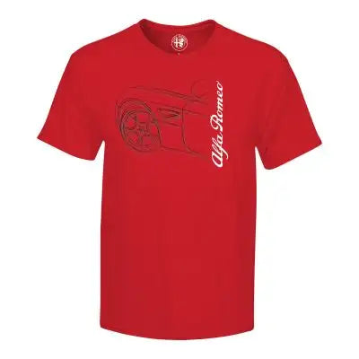 Alfa Romeo Men's Outline T-Shirt