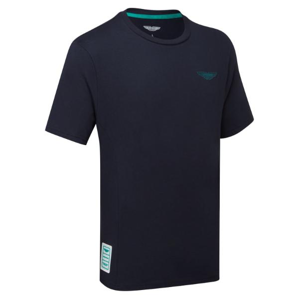 Aston Martin Men's wings logo tee navy