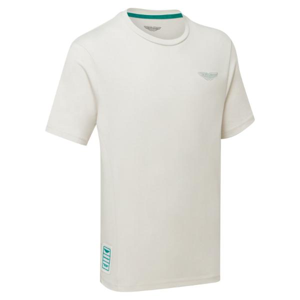 Aston Martin Men's wings logo tee natural