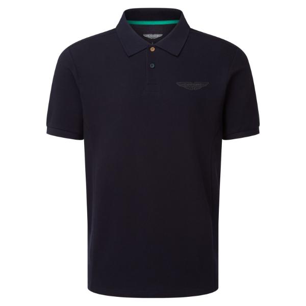 Aston Martin Men's wings logo polo navy
