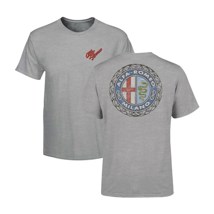 Alfa Romeo Men's Retro Badge T-Shirt