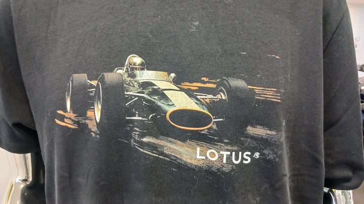 MEN'S RETRO BLACK TEE RACER