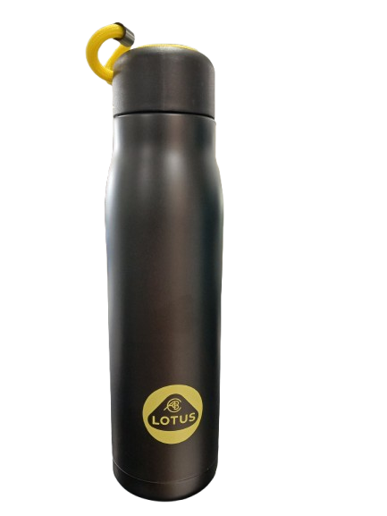 Lotus Water Bottle - Black