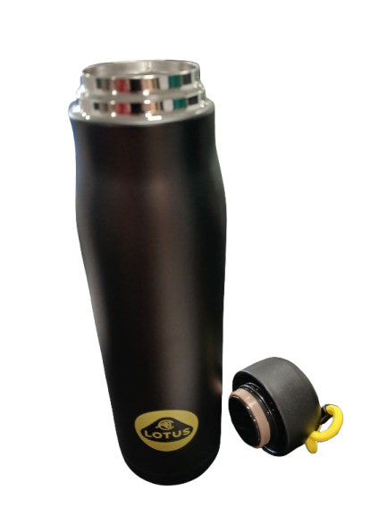 Lotus Water Bottle - Black
