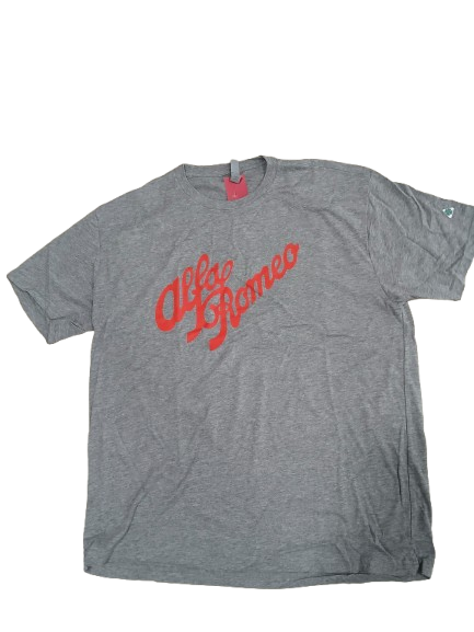 **Alfa Romeo Men's Vintage T-Shirt Gray