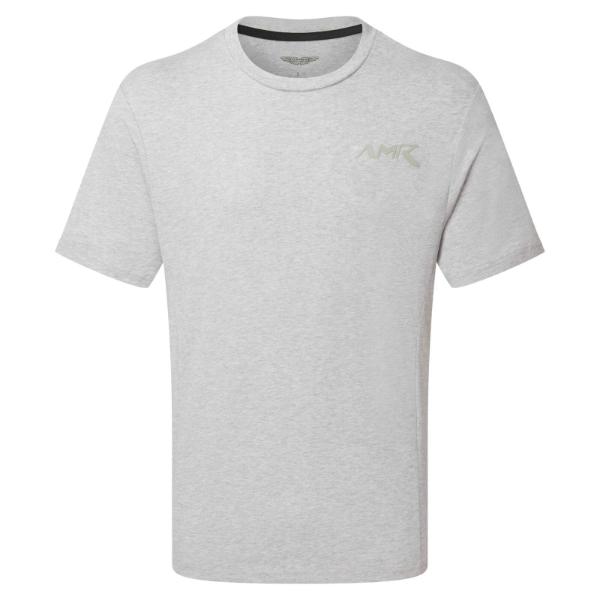 Aston Martin Mens logo tee grey