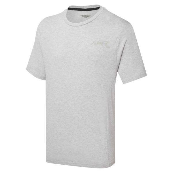 Aston Martin Mens logo tee grey