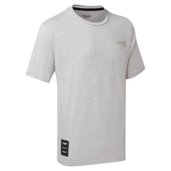 Aston Martin Mens logo tee grey