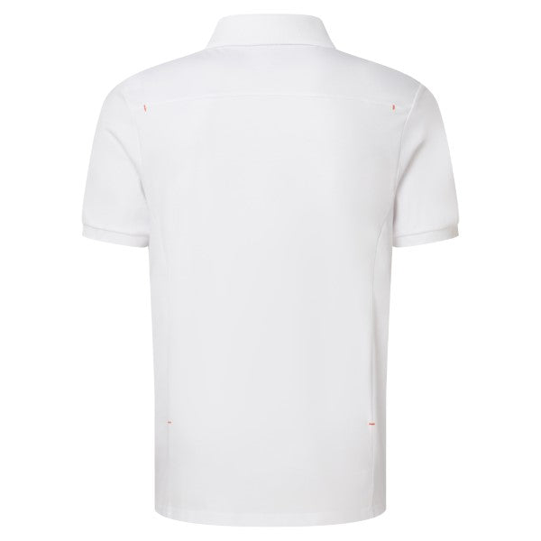 Aston Martin logo polo white