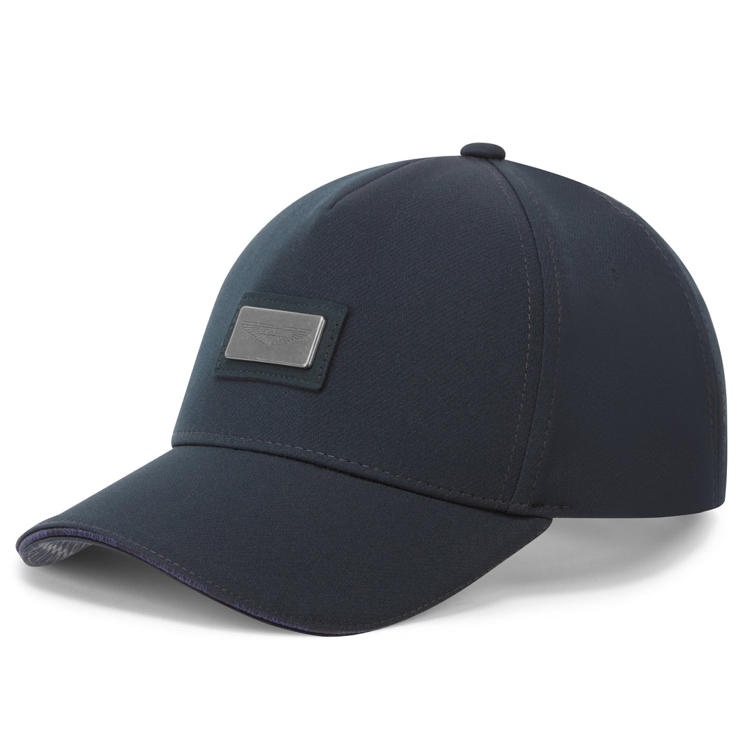 Aston Martin Navy Baseball Cap w/metal patch