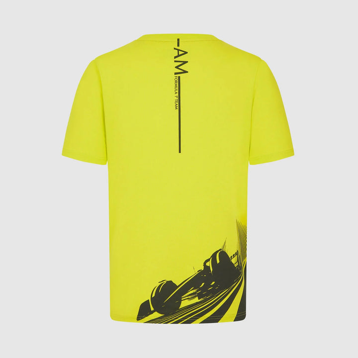 Aston Martin F1 Lime TSH tee shirt