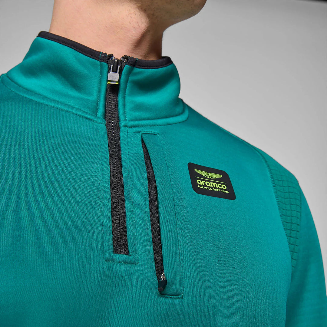 Aston Martin F1 Team Tech 1/4 Zip Sweater