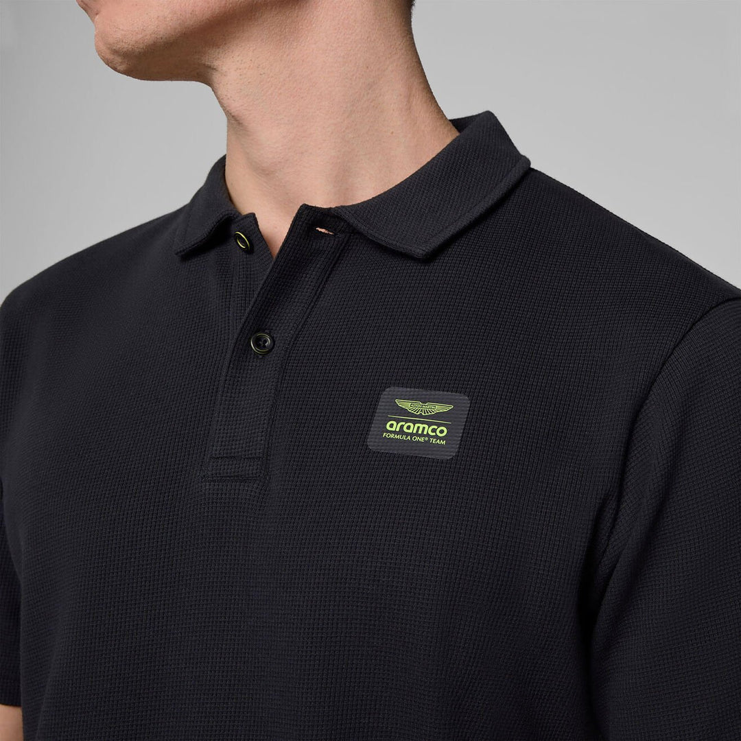 Aston Martin F1 Team Tech Waffle Polo