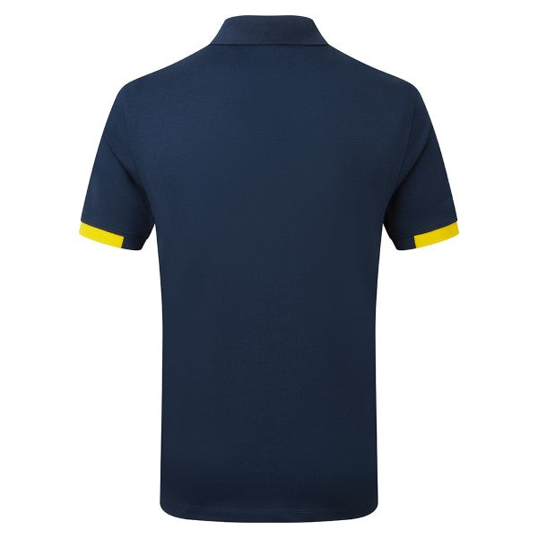 Aston Martin Mens Polo Shirt Navy/yellow