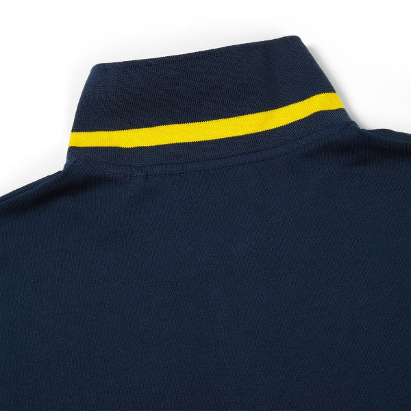 Aston Martin Mens Polo Shirt Navy/yellow
