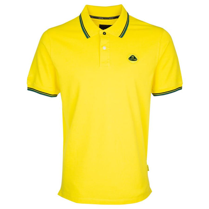 LOTUS MEN'S POLO - YELLOW