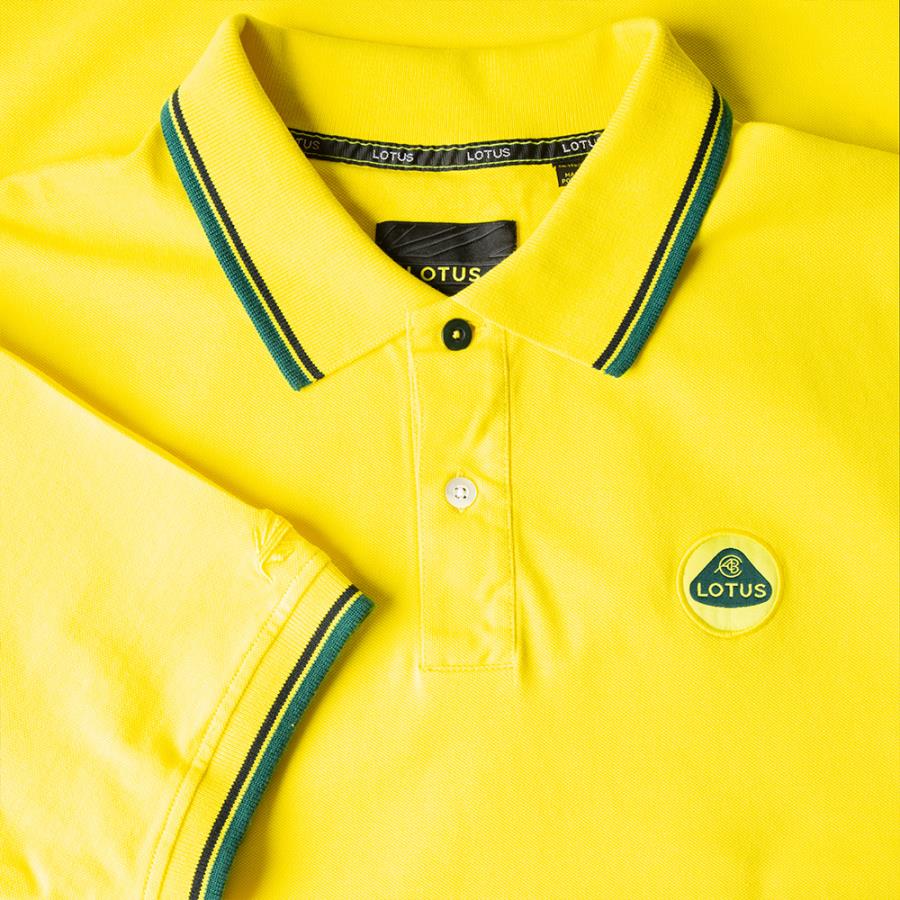 LOTUS MEN'S POLO - YELLOW