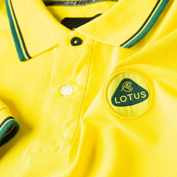 LOTUS MEN'S POLO - YELLOW