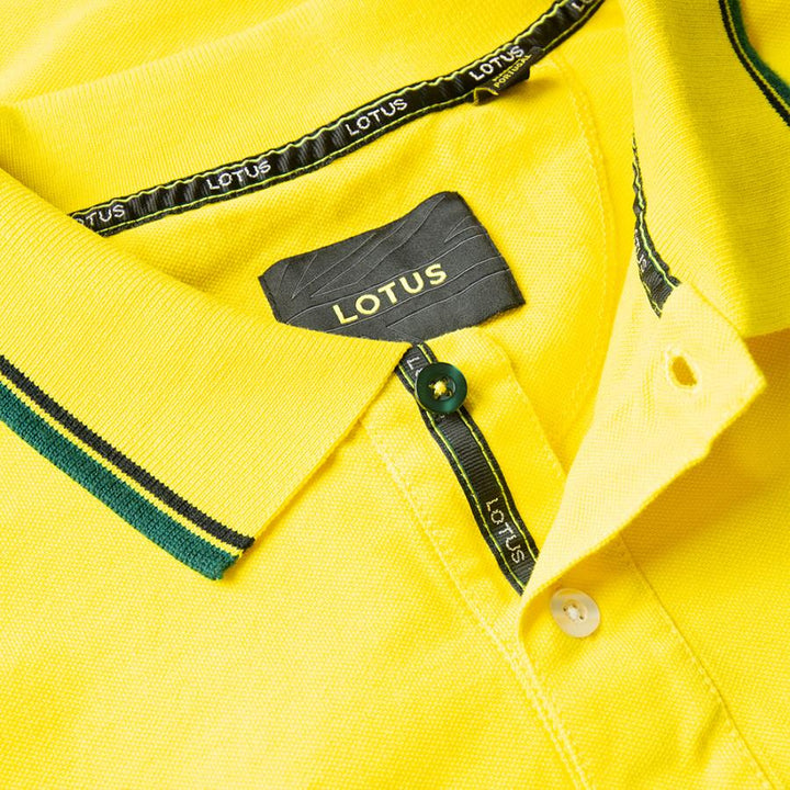 LOTUS MEN'S POLO - YELLOW