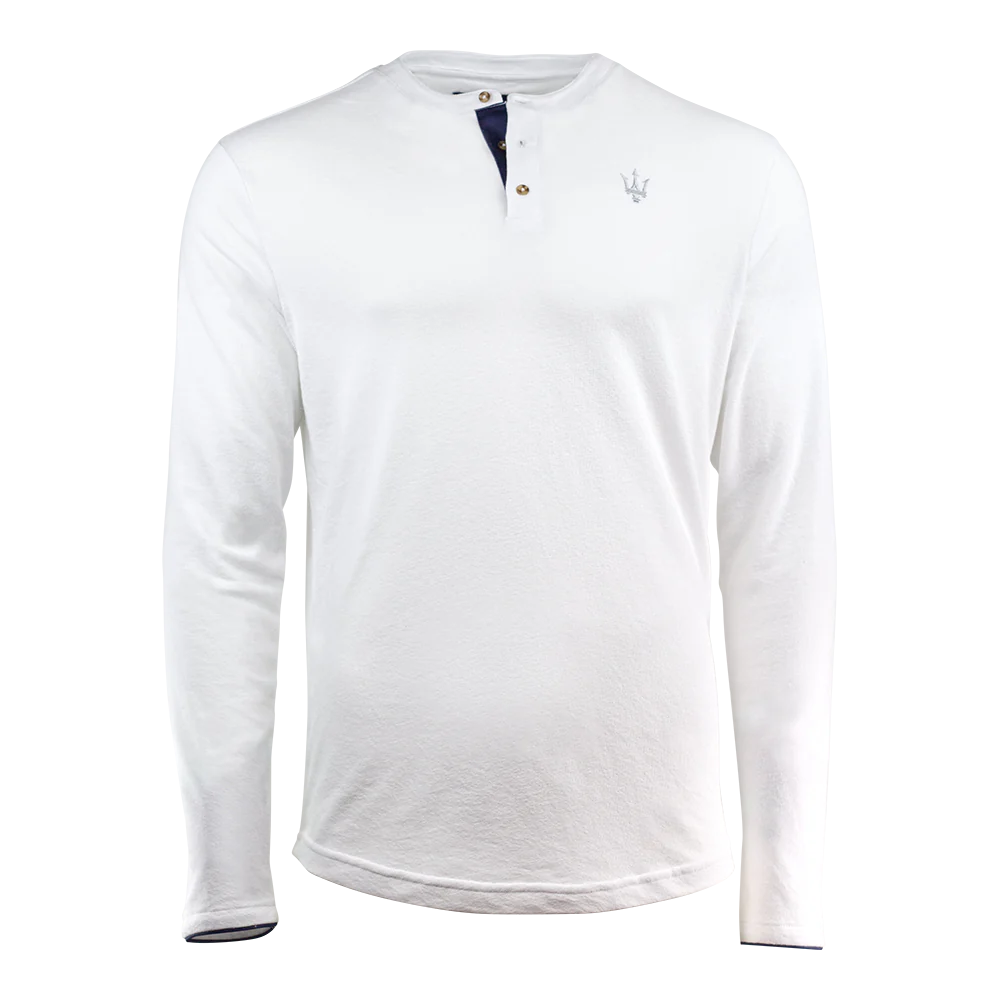 Maserati Men's Long Sleeve Henley
