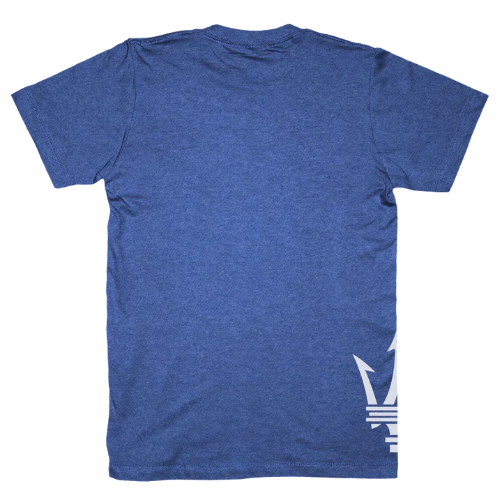 Maserati Navy Heather Unisex Crew Neck T-Shirt